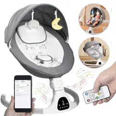 GENERICO - Silla Mecedora Electrica para bebe con BLUETOOTH