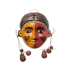 GENERICO - Mascara con Pelo de Ceramica de Ayacucho