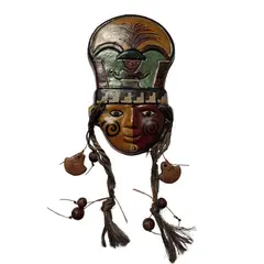 GENERICO - Mascara con Pelo de Ceramica de Ayacucho