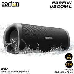 EARFUN - UBOOM L Altavoz portátil de 28 W sonido estéreo graves