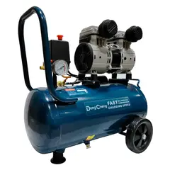 DONGCHENG - COMPRESORA SILENCIOSA INDUSTRIAL DQE1100/24L 24 LITROS