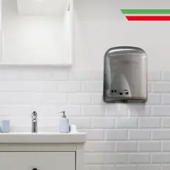 ALFANO - Secador de Manos acero inoxidable silver 1650 w
