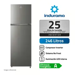 INDURAMA - Refrigeradora RI-389I Eficiencia y Modernidad para tu Hogar