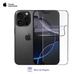 APPLE - IPhone 16 Pro Max 256GB Intelligence Esim Black Titanium con Mica Hidrogel