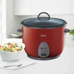 OSTER - Olla Arrocera 18L CKSTRC1700R Rojo con Tazón Antiadherente