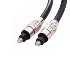 GENERICO - Cable Audio Óptico Digital Toslink Slim 1.5 Metros Fibra
