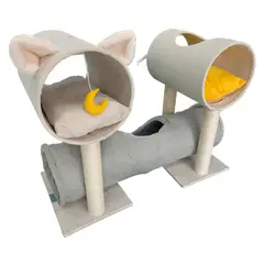 GENERICO - Rascador Gimnasio para gato túnel