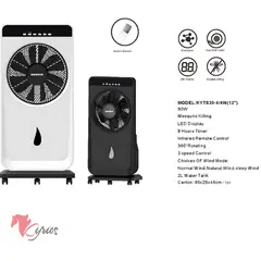NO LOGO - Ventilador Con Temporizador Y 3 Velocidades
