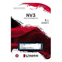 KINGSTON - Disco SSD 1TB NV3 NVMe PCIe 4.0 de 6000Mb/s