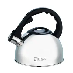 FACUSA - Tetera Acero Inoxidable de 3 litros con Silbador
