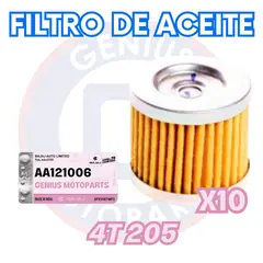 BAJAJ - FILTRO DE ACEITE 4T 205