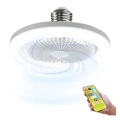 SEISA - Foco Ventilador LED Ahorrador Control de Comedor Dormitorio Aromas