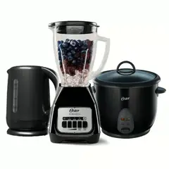OSTER - Combo Tri de Oster: Licuadora 550 W + Arrocera 1,8 L + Hervidor de 1,7 L