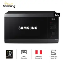 SAMSUNG - Microondas C/dorador 32 Lts - Negro MG32DG4524AGPE