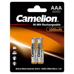 CAMELION - Baterías AAA Recargables Más de 1000 Ciclos de Carga Alto Rendimiento