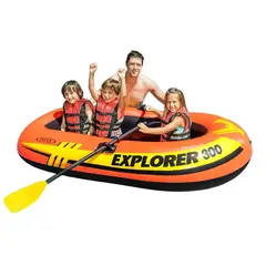 GENERICO - BOTE INFLABLE EXPLORER 300 INTEX NARANJA