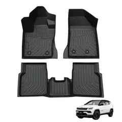 GENERICO - PROTECTOR CUBRE PISO 5D TPE JEEP COMPASS 2017-2024