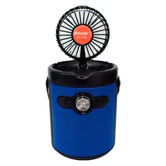 SEISA - Radio AM FM Parlante Portátil Bluetooth USB con Linterna y Ventilador