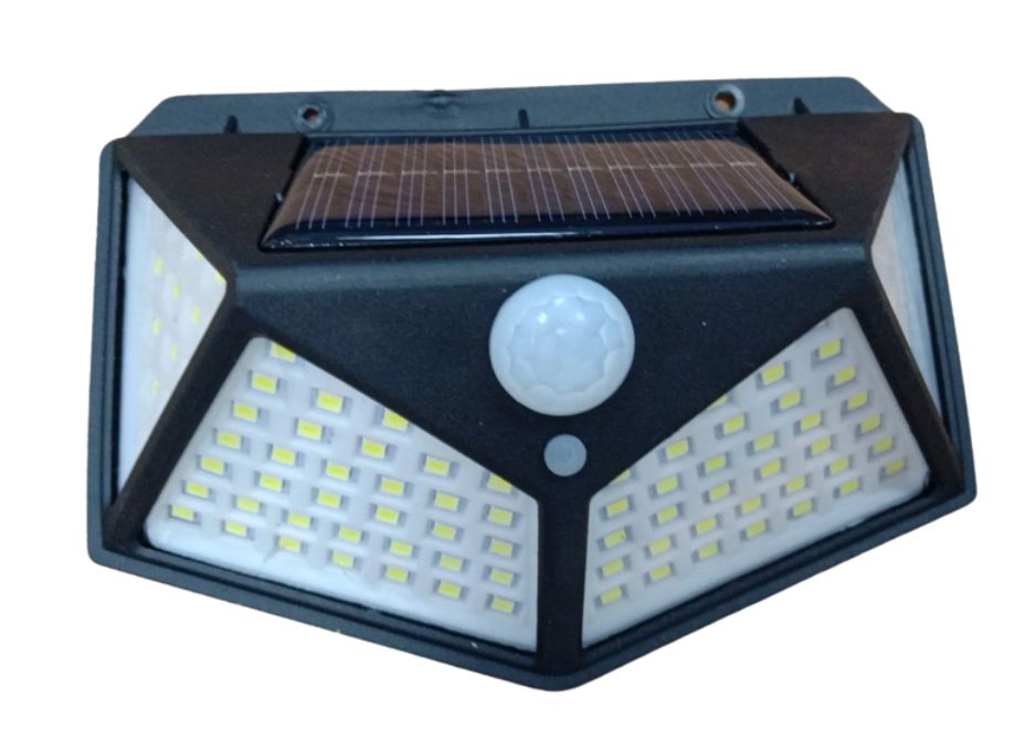 ILUMINACIÓN SOLAR CON SENSOR DE MOVIMIENTO PARA 100 LUCES LED A PRUEBA DE AGUA