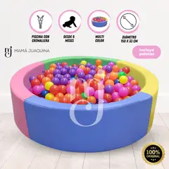 BABY KINGDOM - Piscina Didáctica «POOLIE PLUS» con Pelotas Incluidas Pink