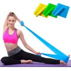 GENERICO - 3 BANDAS ELASTICAS DE RESISTENCIA GIMNASIA FITNESS YOGA