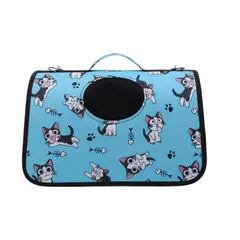 GENERICO - Mochila de transporte para Mascotas -celeste