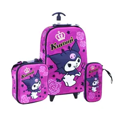 SCOOL - Set KUROMI Maleta-Lonchera-Cartuchera marca