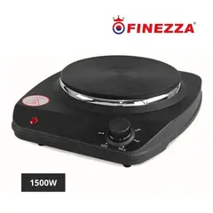 FINEZZA - Cocina Eléctrica de 1 Hornilla Negra