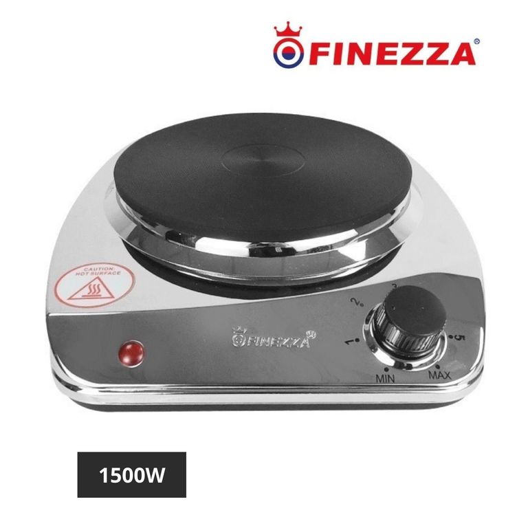 Cocina Eléctrica Finezza de 1 Hornilla Acero