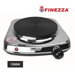 FINEZZA - Cocina Eléctrica de 1 Hornilla Acero