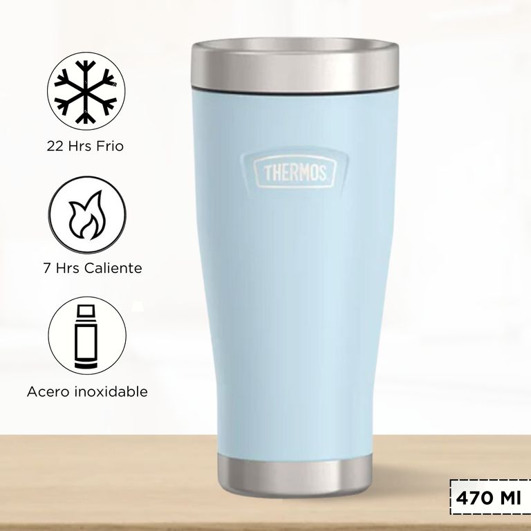 Taza Termica Mug Icon 470 ml Celeste