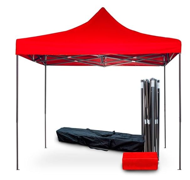 Toldo Plegable Impermeable Rojo