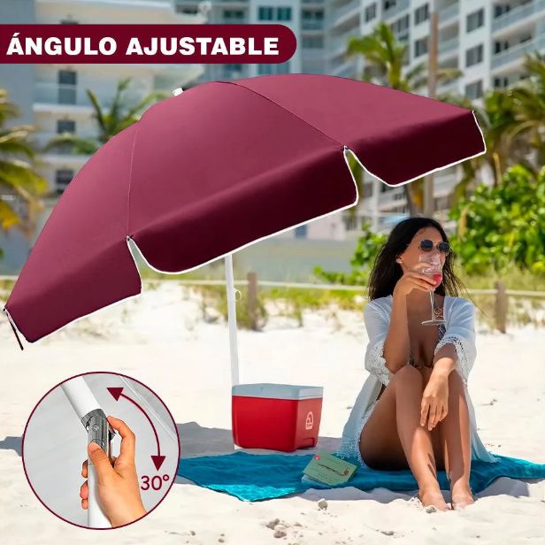 Sombrilla de Playa Grande - Modelo Al Azar