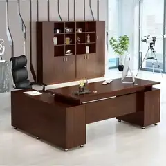 DMUEBLES - DM ESCRITORIO EJECUTIVO/GERENCIA LYBERTY 180 CM - NOGAL CLARO
