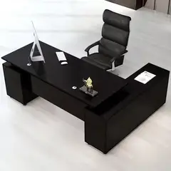 DMUEBLES - DM ESCRITORIO EJECUTIVO/GERENCIA LYBERTY 180 CM - NEGRO