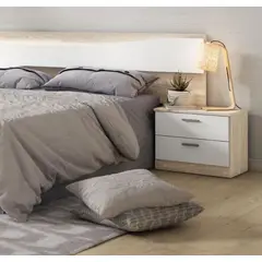 NACION MUEBLES - Velador pequeño blanco Art NM