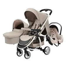 CARESTINO - Coche de Paseo con Accesorios «LONDON» Beige