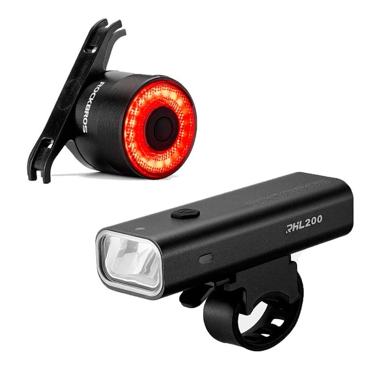 Pack de Luz delantera y trasera Rockbros