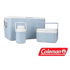 COLEMAN - Cooler Combo 48qt 5qt botella pliquido Color Celeste