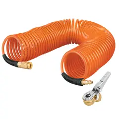 TRUPER - Manguera de aire 15m + Cabeza infladora llantas cclip hembra 14