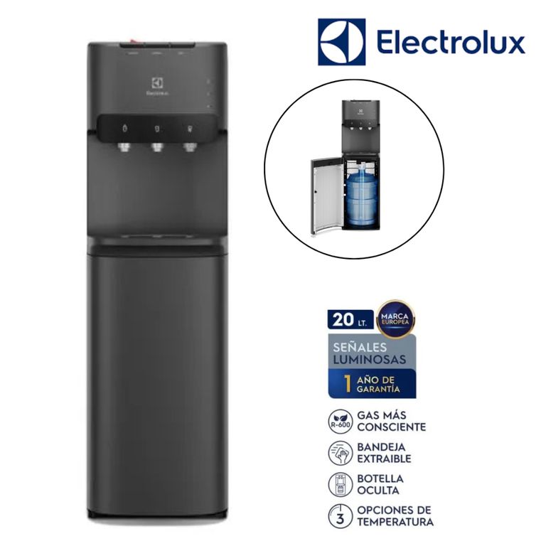 DISPENSADOR DE AGUA ELECTROLUX BOTELLON OCULTO