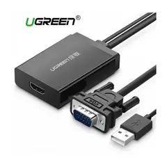UGREEN - ADAPTADOR VGA+USB A HDMI CONVERTER