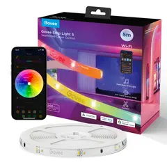 GOVEE - Tira de Luces Led RGBICW 5 Metros Wifi + Bluetooth + Matter