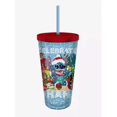 DISNEY - Vaso Acrilico Stitch con sorbete rojo 26 oz