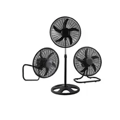 GENERICO - VENTILADOR SEMI INDUSTRIAL OSLUMAR 18" 160W -TAIWAN NEGRO - 3 en 1