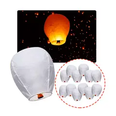 GENERICO - GLOBOS AEROSTÁTICOS DE CANTOYA X 1UND - COLOR BLANCO
