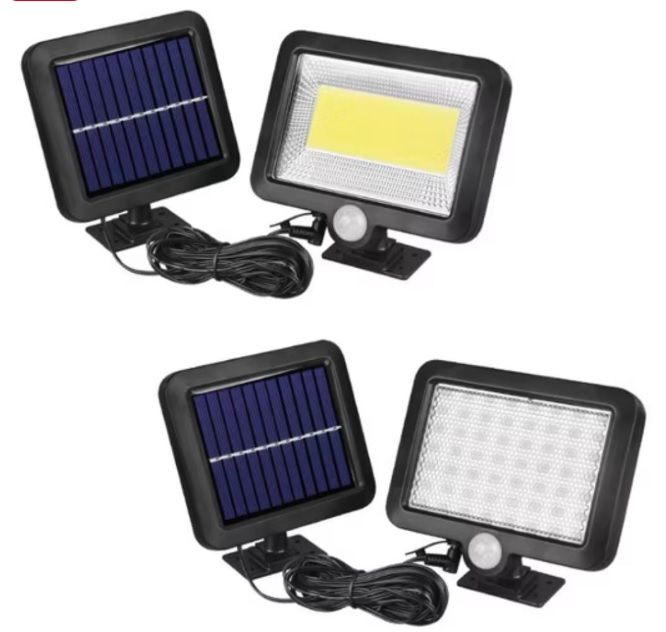 LAMPARA SOLAR CON SENSOR RECARGABLE