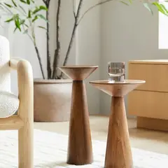 GENERICO - Combo mesa de Madera Lateral Andrea Decoban Hogar