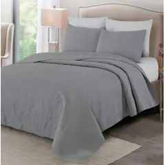 CASATEX - Cubrecama + Juego de sabanas 2 plazas 100% Algodón - 5 Piezas