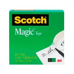 MARCA - Cinta Scotch Mágica con Dispensador 810 18mm x 33m